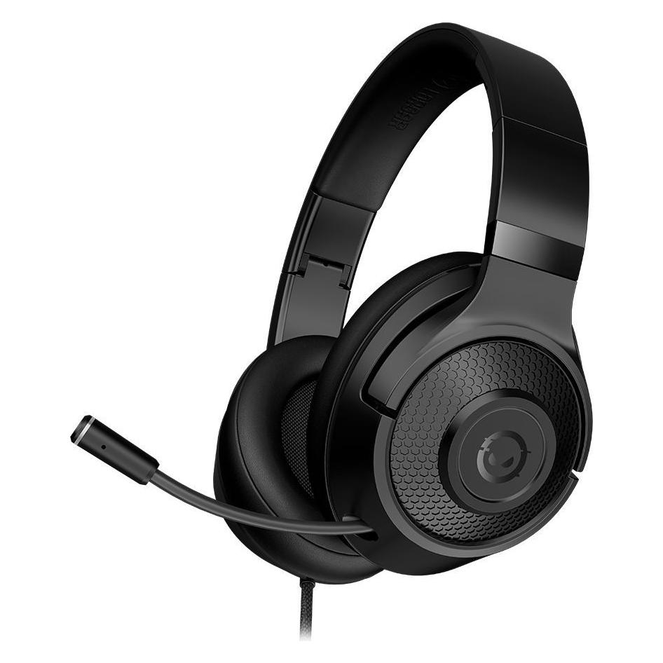 Lorgar Noah 101, gaming headset, 3.5mm minijack, black (Kabelgebunden) (LRG-GHS101B)