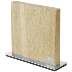 ZASSENHAUS Messerblock Magnet Eiche 28x9x25,5cm