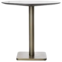 COCO Maison Brest Bistrotisch Stone Anthrazit Gold 80cm