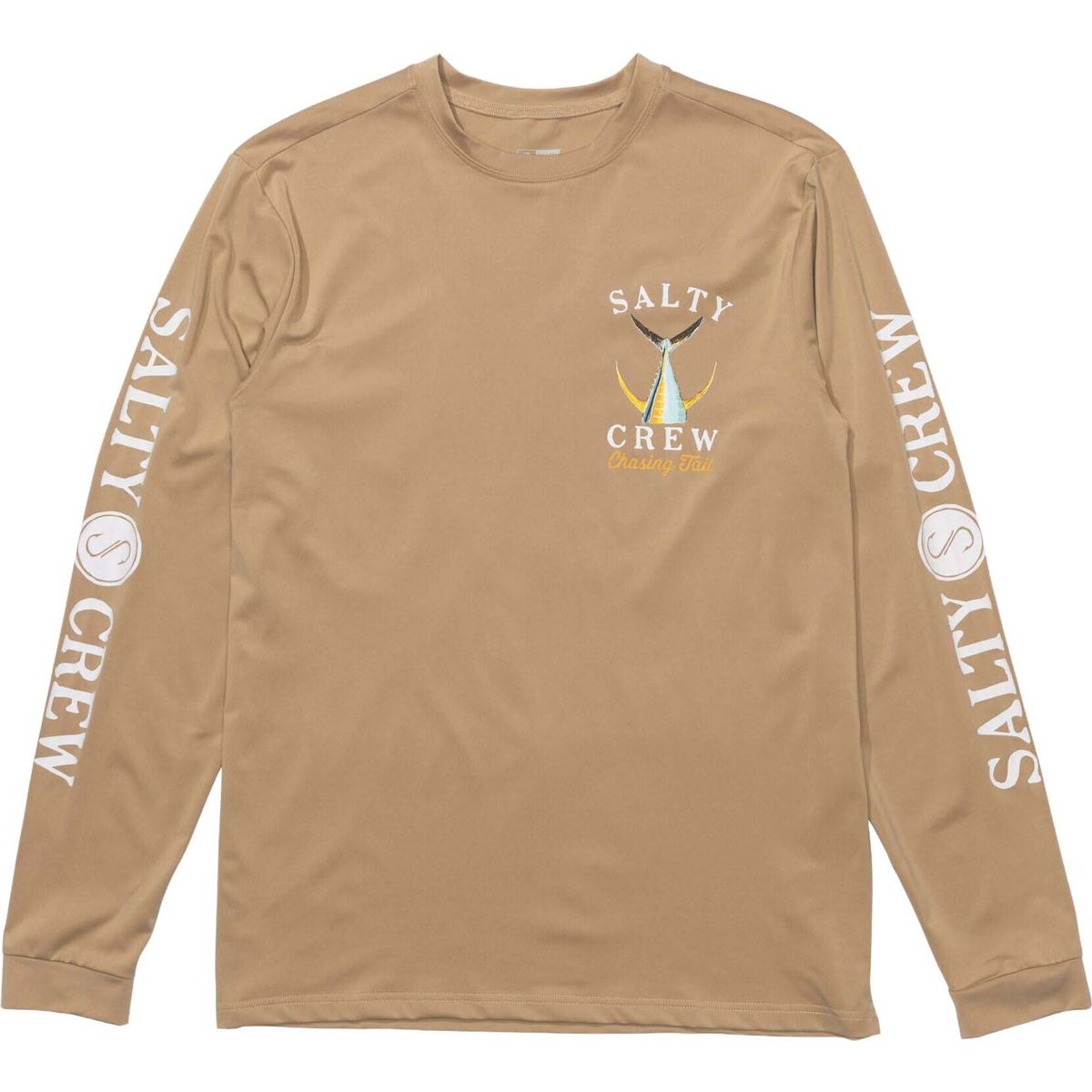 Salty Crew Tailed Long Sleeve Tech Tee Rashguard khaki (KHA) XXL 20135037-KHA-XXL