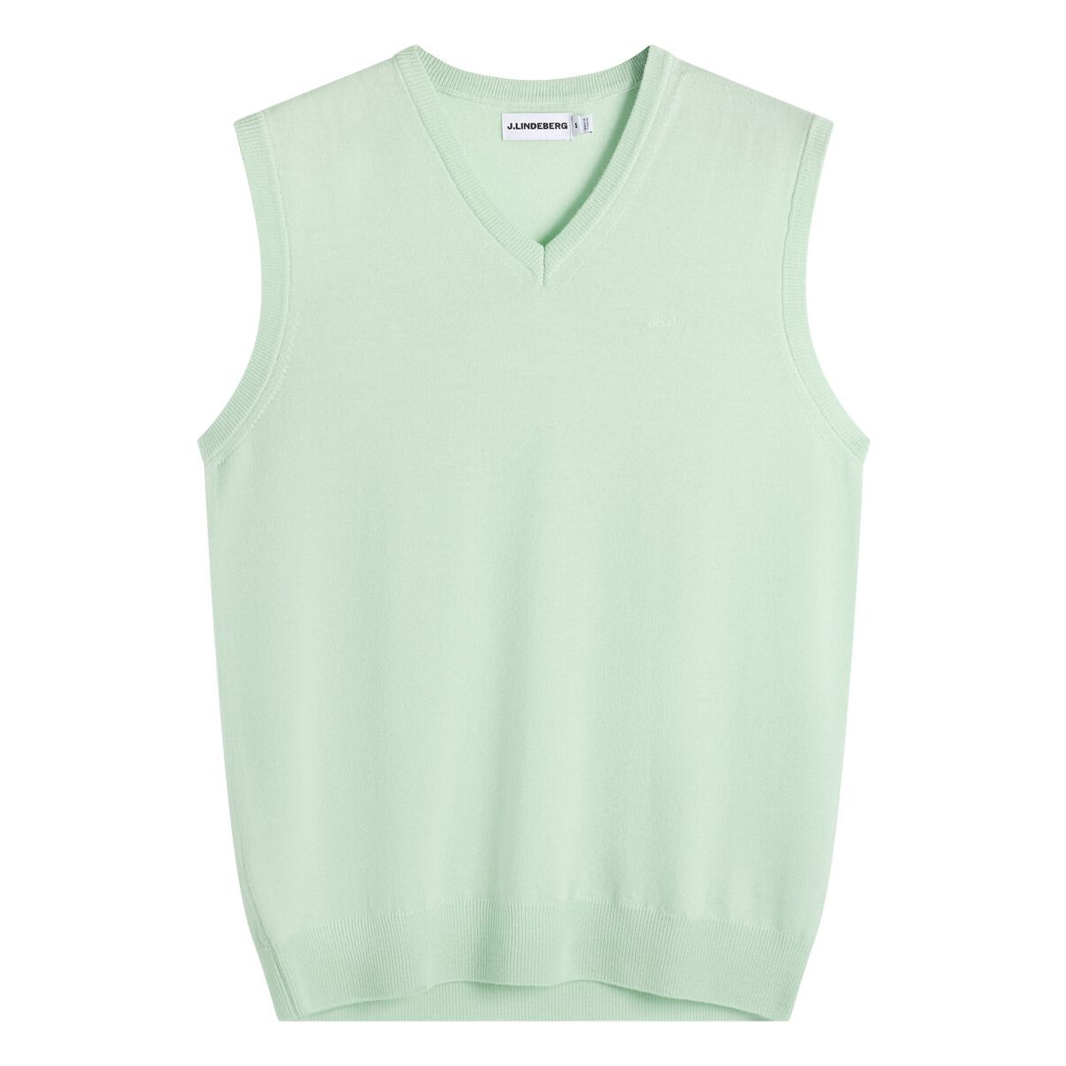 J.Lindeberg Liam Knitted Vest subtle green (M043) S BMKW15376-M043-S