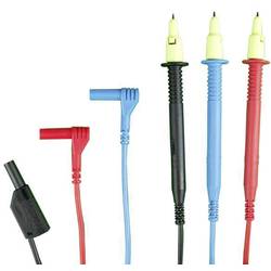 Gossen Metrawatt KS29 Sicherheits-Messleitungs-Set Prüfspitze Stecker 4 mm Schwarz, Blau, Rot 1 St. Z229A