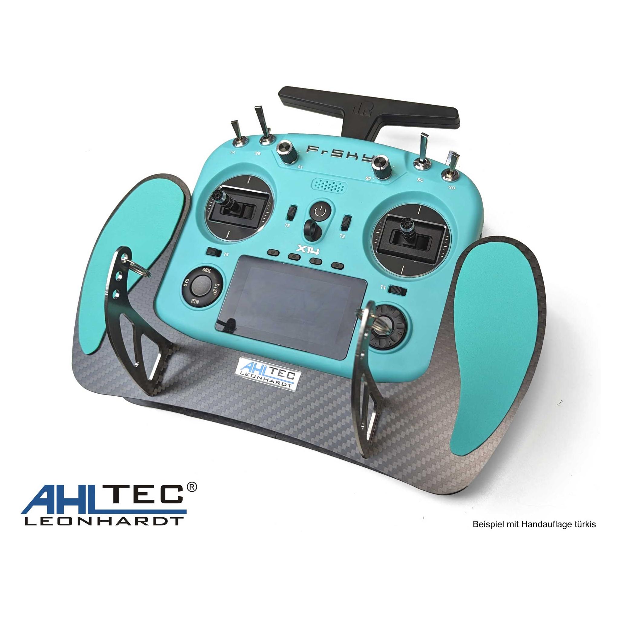AHLtec Handauflage B Türkis für fast alle Senderpulte (HAB-T)