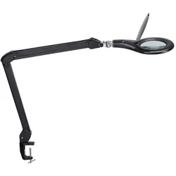 MAUL Lupenleuchte MAULmakro LED 6.500 K Klemmfuß schwarz