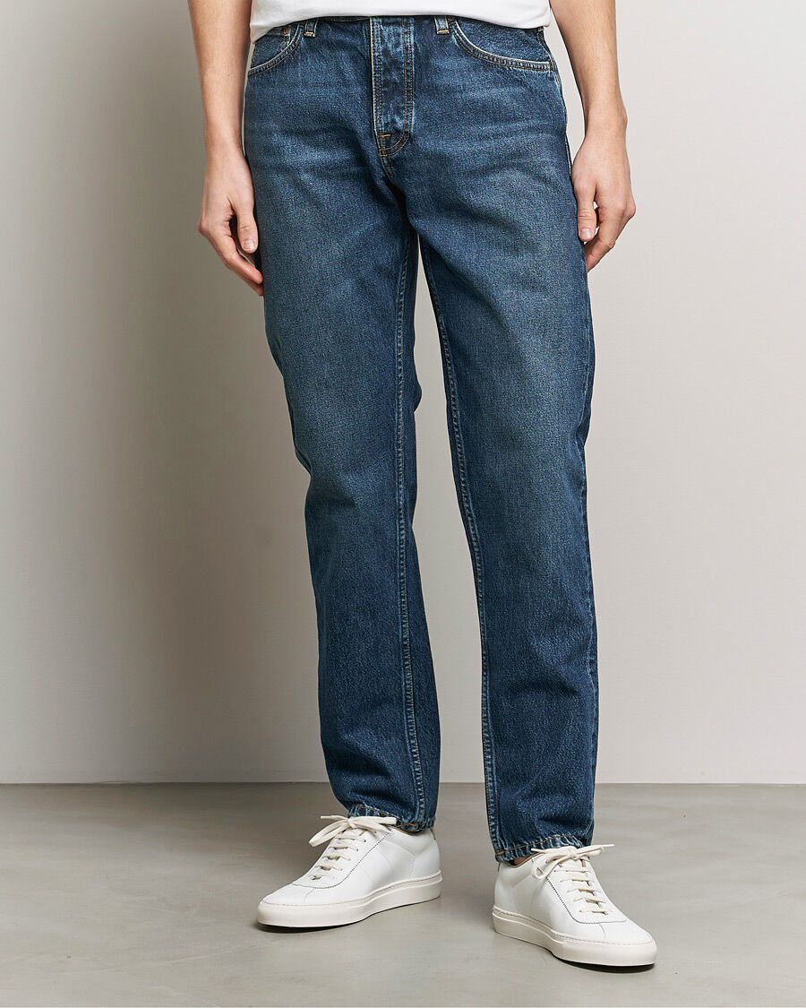 Nudie Jeans Steady Eddie II Jeans Blue Soil men W36L34 Blå