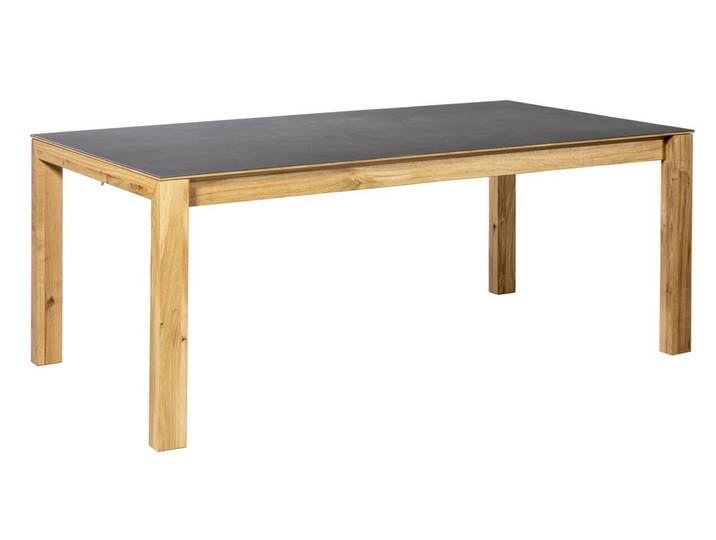 Linea Natura Esstisch BELLAGIO, schwarz, Keramik