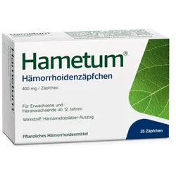 Hametum Hämorrhoidenzäpfchen 25 St Suppositorien