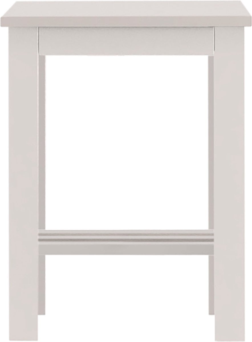 Notio Living Trend-Nachtkastje - Wit MDF