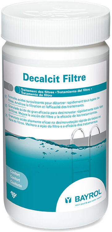 Nettoyage filtre piscine Bayrol Decalcit Filtre - 1 kg