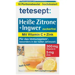 Tetesept heiße Zitrone mit Ingwer zuckerfr. Pulver