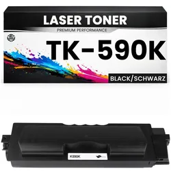 XXL Toner kits kompatibel für Kyocera TK-590K ECOSYS M6026cdn/M6026cidn/M6526cdn/M6526cidn/P6026cdn FS-C2026 MFP/C2026 MFP+/C2126 MFP/C2126 MFP+/C2526 MFP/C2626 MFP/C5250DN in Schwarz