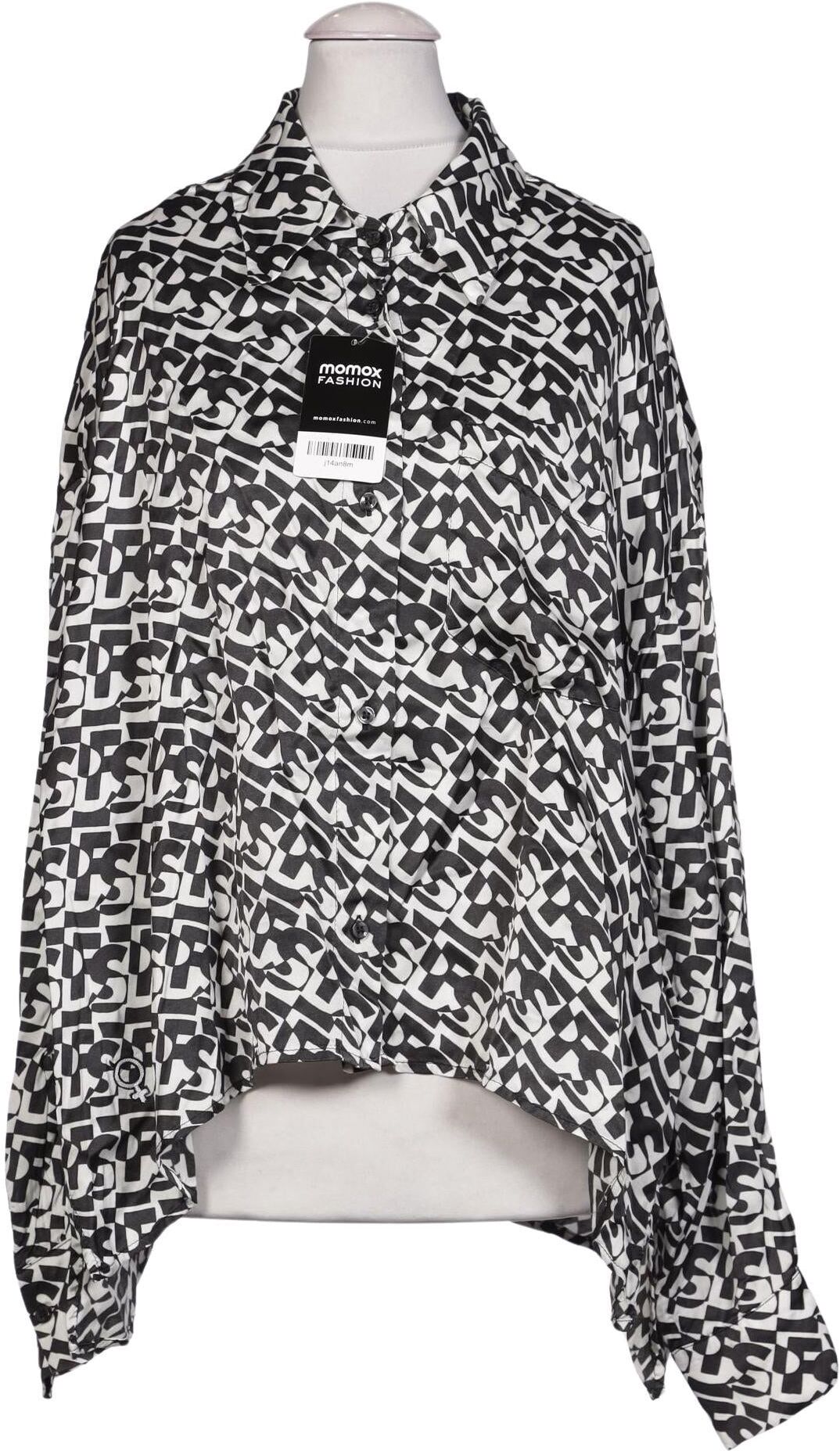 Funky Staff Damen Bluse, Mehrfarbig, Gr. S, Viskose - Second Hand