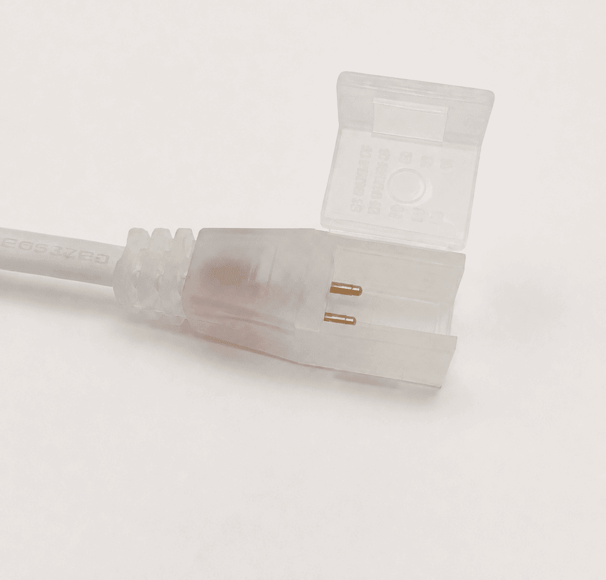 Silamp Connecteur Électrique pour Ruban LED 24V/220V Silicone 10x10mm