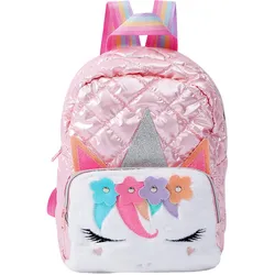 Kinder-Stepp-Schulrucksack Einhorn Gelb 32cm