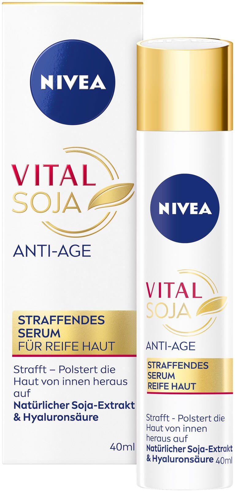 NIVEA Gesichtsserum VITAL SOJA ANTI-AGE STRAFFENDES SERUM 40,0 ml 86430