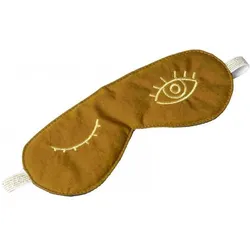 La cerise sur le gâteau Eyes, Schlafmaske, Gold, Schwarz