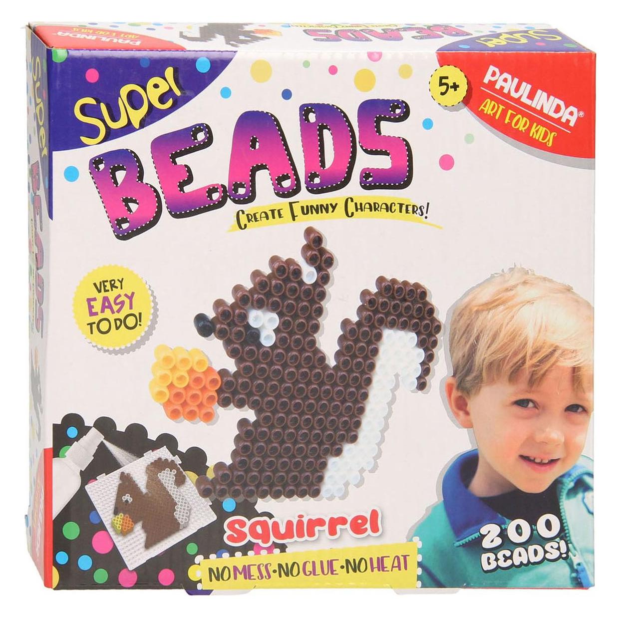 Paulinda Super Beads Eichhörnchen mit Eichel, 200 Stk. (64940232)