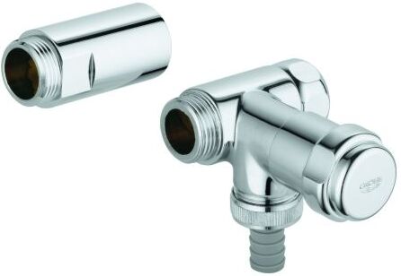Grohe WAS-Ventil "Batterie" 41043000 DN20, Anschluss rechts für 1/2", chrom