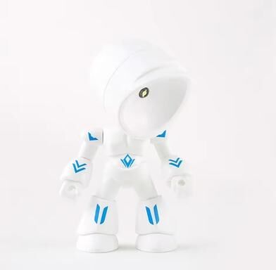 Universal Stock Hero Guardian LED Desk Lamp Kids Night Light For Bedroom & Study Table white Robot