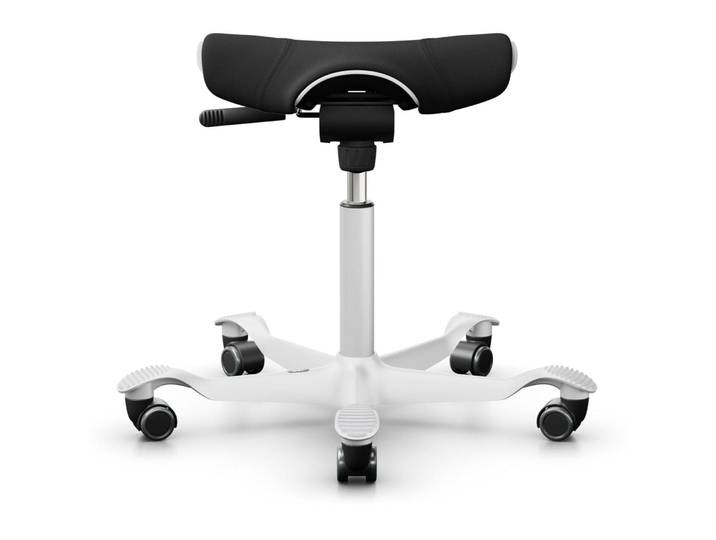 HAG Bürohocker Capisco Puls 8002 Weiss Polyester/Aluminium - Bürohocker