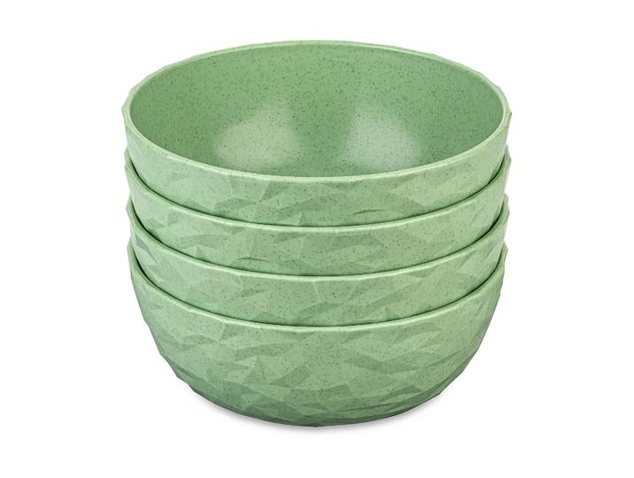 Koziol Bol Club thermoplastique biocirculaire Ø16,2 cm, 4 pièces Nature leaf green