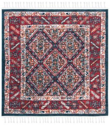 SAFAVIEH Farmhouse Linette Boho Tribal Polyester Rug