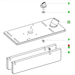 Festool Seitenteil für OF-FH 2200 links