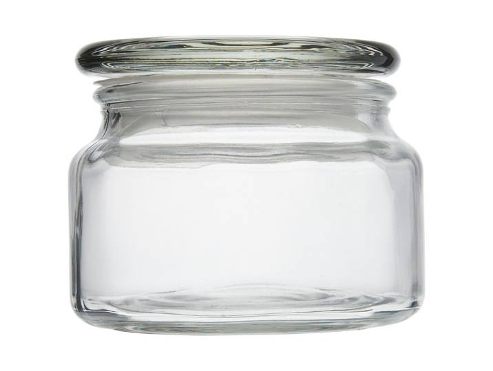 Rayher Vorratsglas mit Glasdeckel ⌀ 10 cm 320 ml