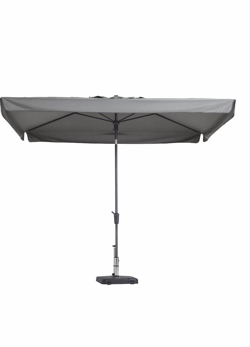 Madison Delos Parasol Lichtgrijs 300 x 200 cm | Rechthoekige en kantelbare parasol