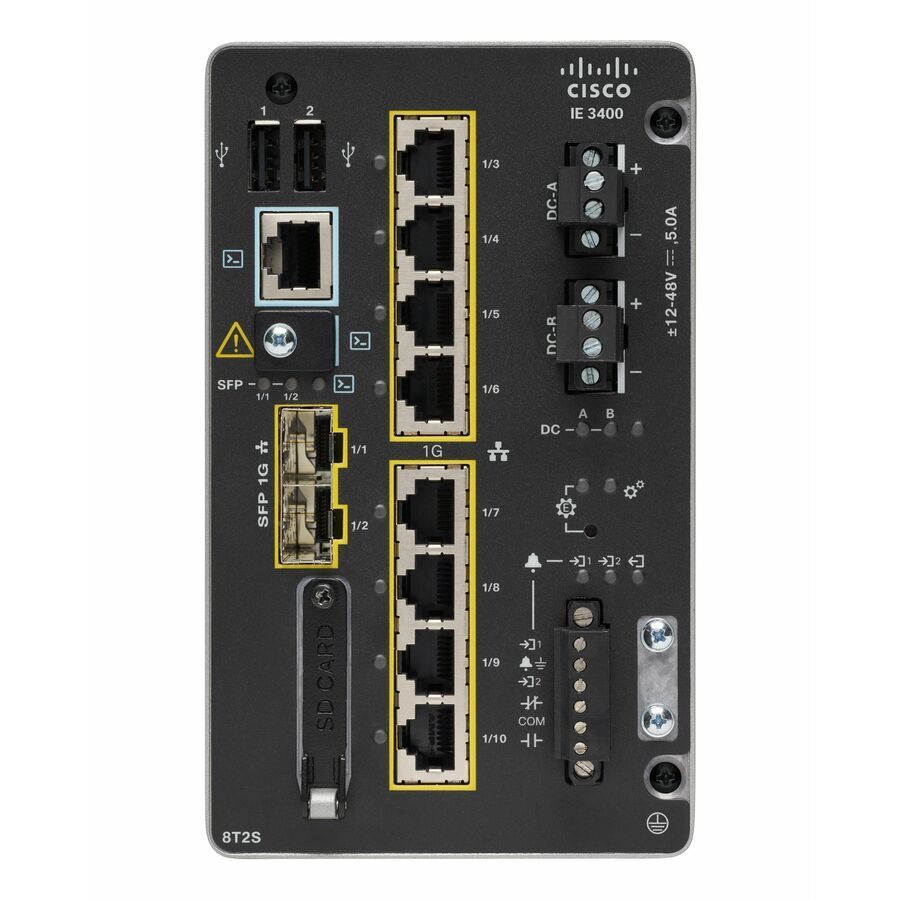 Cisco Catalyst IE3400, Managed, L2, Gigabit Ethernet (10/100/1000), Rack-Einbau