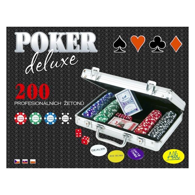 albi Deluxe poker in a case of 200 P50 chips (8590228090799)