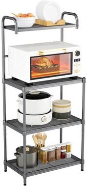 Costway 4-Tier Baker’s Rack Stand Shelves Kitchen Storage Rack Organizer