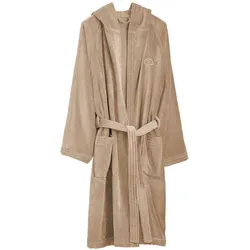 Kleine Wolke Bademantel Chill S/M Baumwolle Grau Taupe S / M