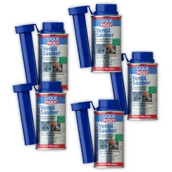 5x Additiv LIQUI MOLY 1014 Ventil Sauber Zusatz Reiniger Benzin Kraftstoff Öl 150ml