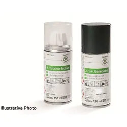 Skoda Lackspray-Set Business-Grau Metallic (150 ml Lack / 150 ml Klarlack) Farbc