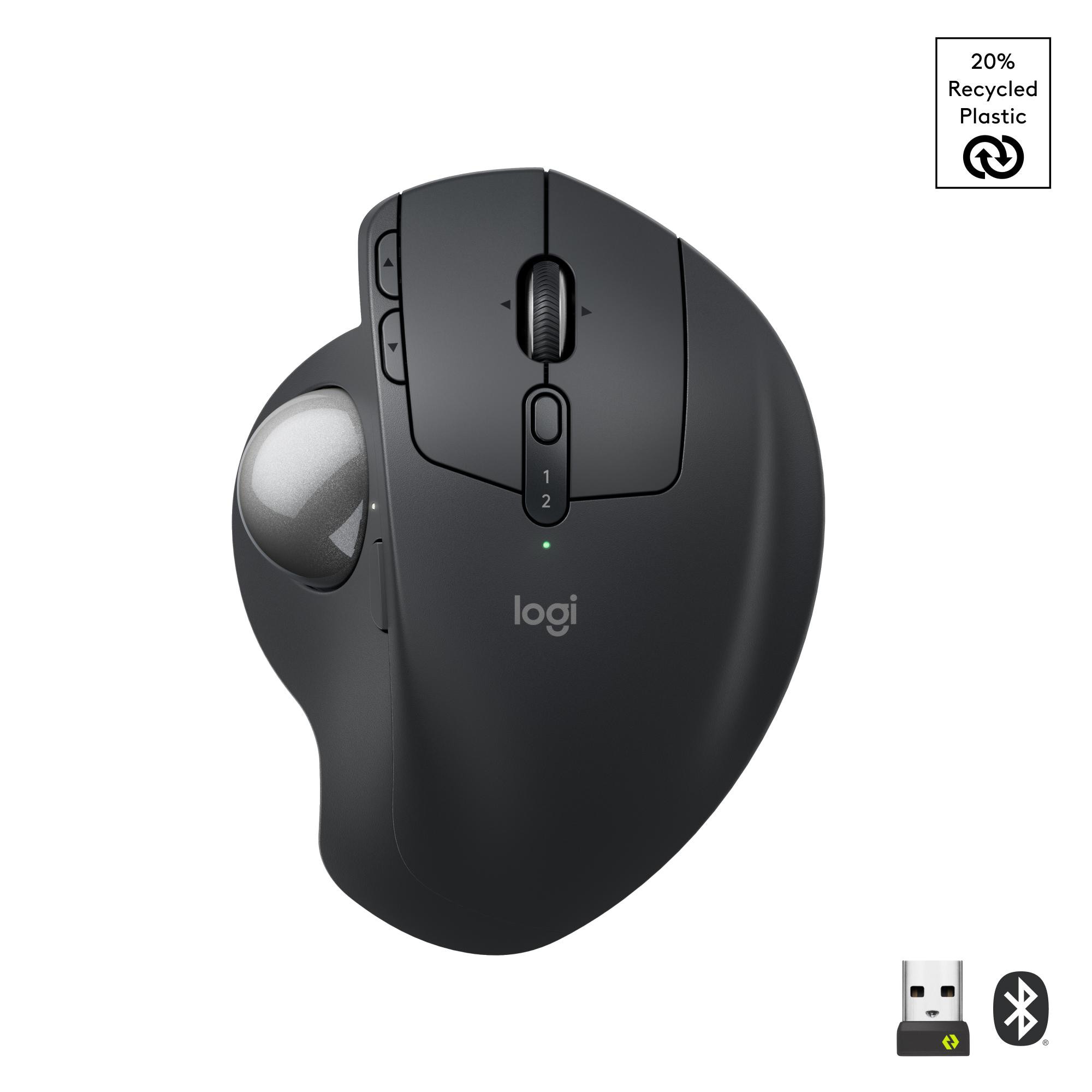 Logitech MX Ergo S Maus Graphite kabellos