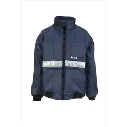 Planam,  Kühlhaus Blouson marine, Innenfutter rot 5XL S (S)
