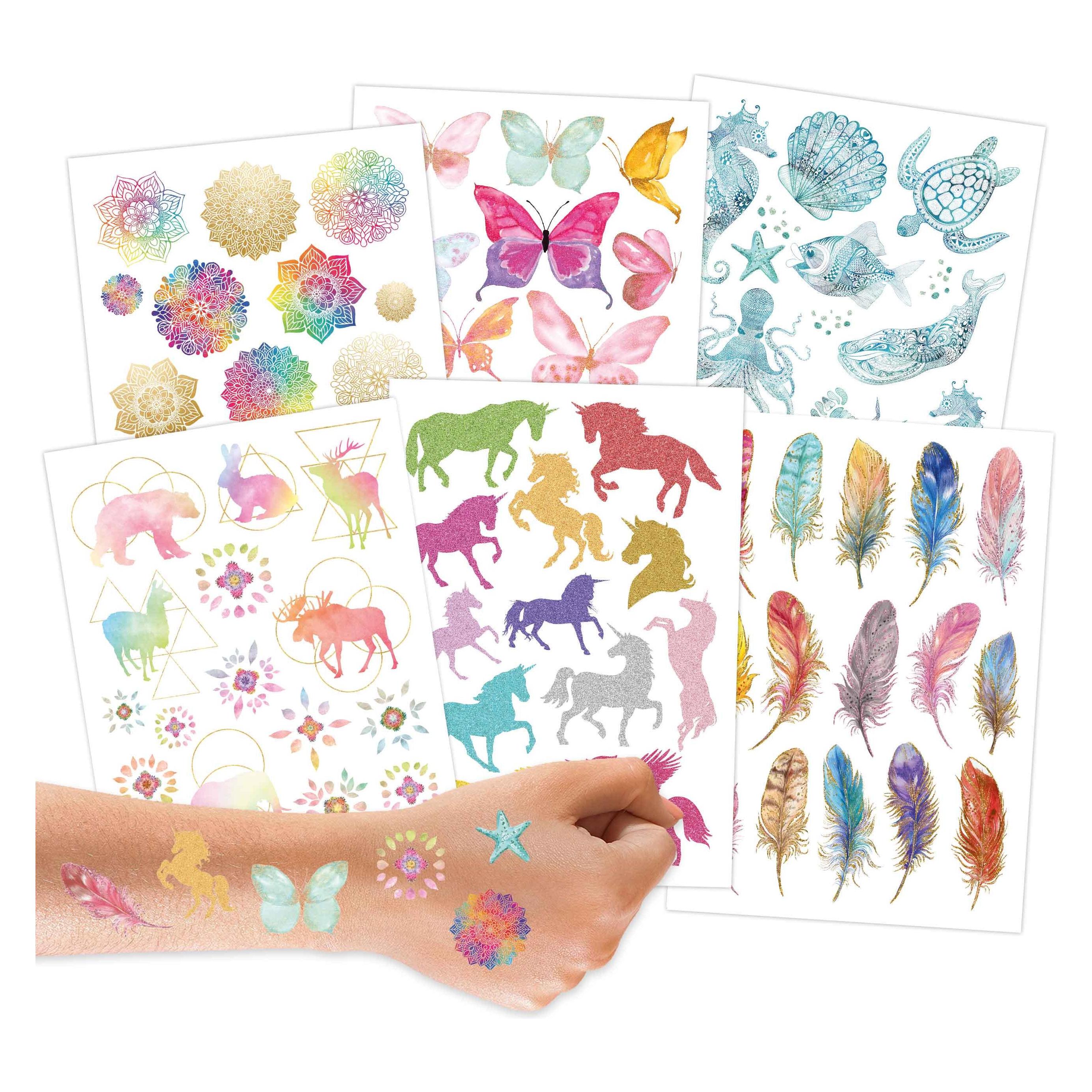 Papierdrachen Metallic Tattoo Set (B005-002-002)