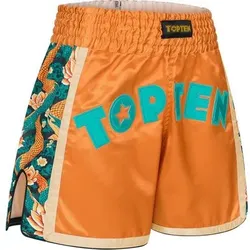 TOP TEN Kickbox-Shorts „Ryu del Mar“, Größe XS in Orange Orange