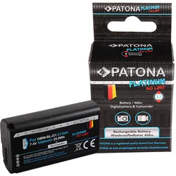 Patona Platin. Akku Panasonic DMW-BLJ-31 (Kamera Akku), Kamera Stromversorgung, Schwarz