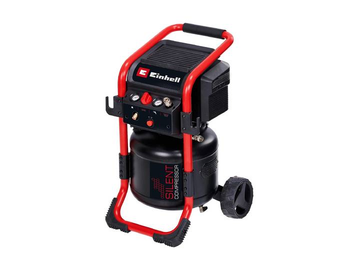 Kompressor EINHELL TE-AC 240/24 Silent , schwarz (ohne farbbezeichnung), B:46,5cm H:72cm L:49cm, Kompressoren, Kompressor
