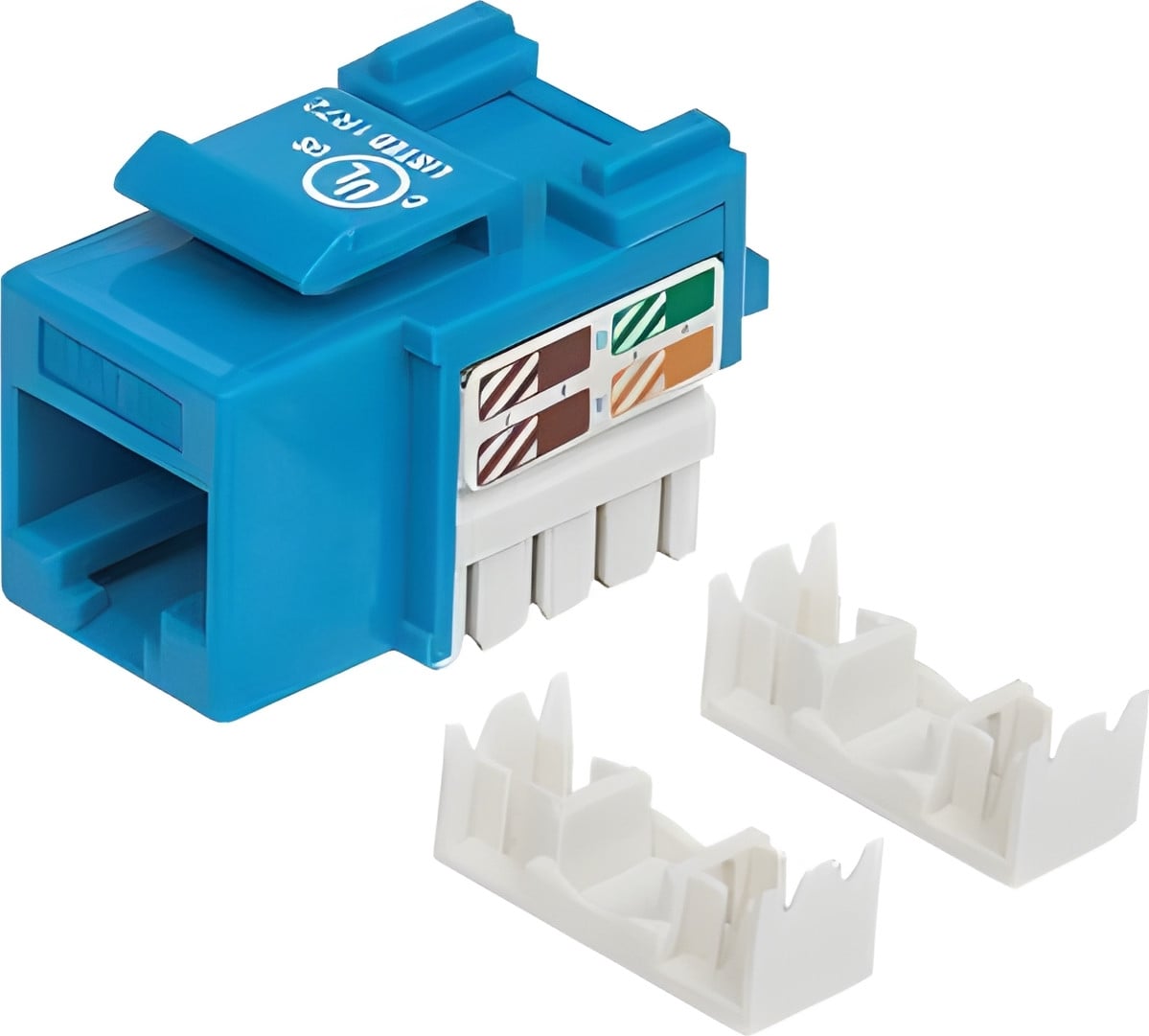 Intellinet Cat5e RJ-45 Vrouwelijke Connector Blauw 22/26 AWG