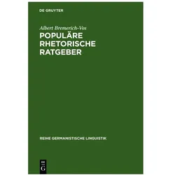 Populäre rhetorische Ratgeber, Fachbücher von Albert Bremerich-Vos
