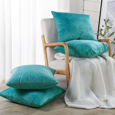 Home Soft Things Tonopah Ikat Velvet Throw Pillow Cover Set, NO INSERT
