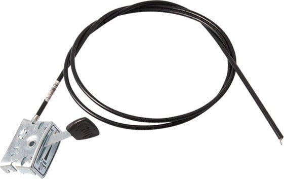 perfektGarten Universele Bowdenkabel met gashendel en hefboom, 160 cm, metalen behuizing voor grastractoren en grasmaaiers