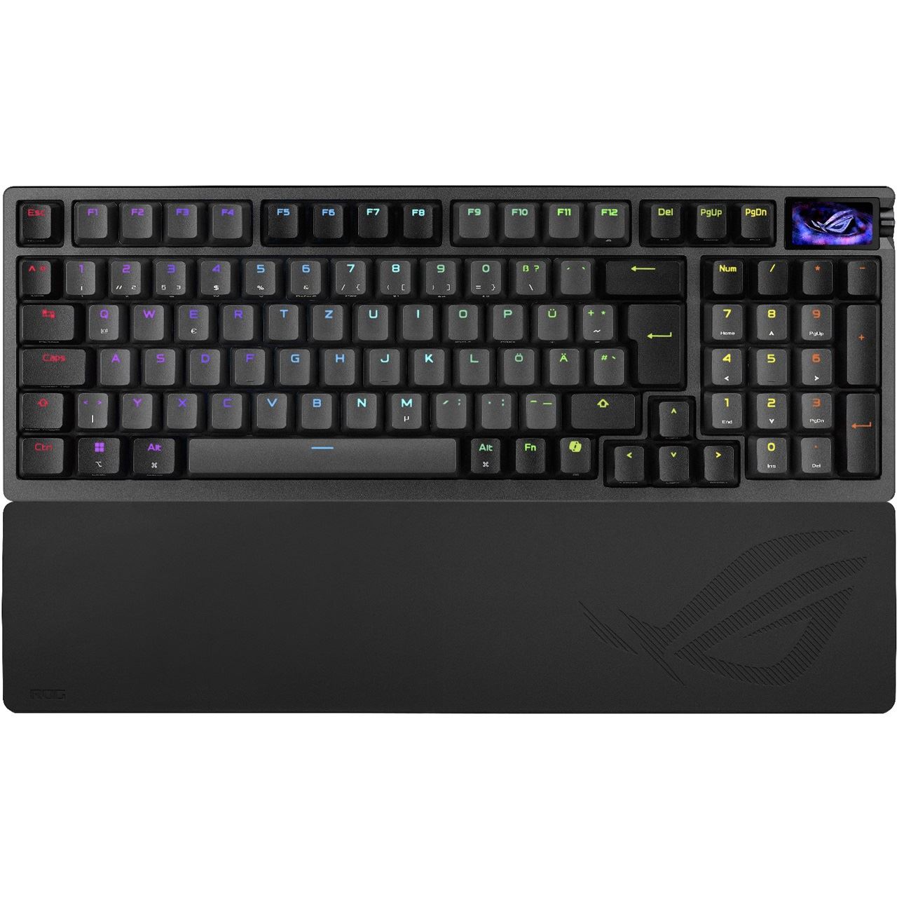 Asus ROG Azoth ASUS ROG HFX V2 Magnetic 2.4 GHz und USB Deutsch schwarz (kabellos)