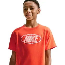 Nike Max 90 T-Shirt Kinder - orange/weiß - 158-170
