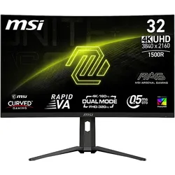 MSI MAG 321CUPDFDE 31,5 Zoll UHD 4K Gaming Monitor 0,5 ms Reaktionszeit 160 Hz