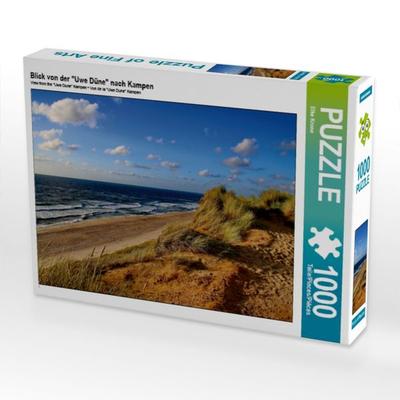 CALVENDO Puzzle Blick von der 'Uwe Düne' nach Kampen | 1000 Teile Lege-Größe 64x48cm Foto-Puzzle für glückliche Stunden