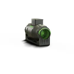 Schallgedämmter Rohrlüfter Lineo 100 Quiet ES